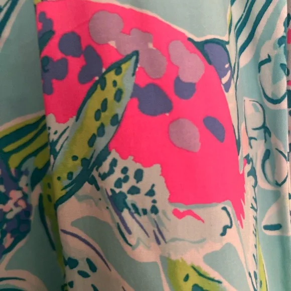 Lily Pulitzer pull on palazzo pant bal harbor print - Picture 2 of 7